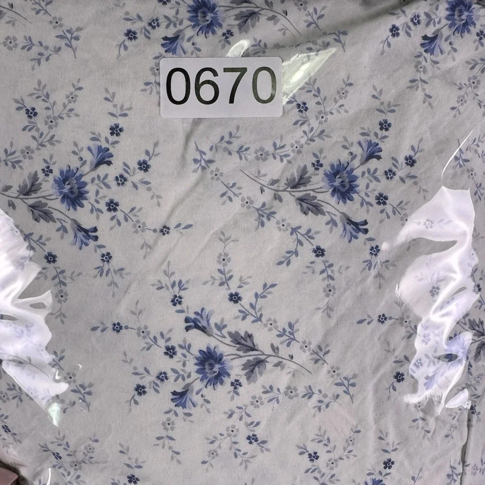 Ralph Lauren Daisy Cottage Chic Blue Floral Twin Fitted & Flat Sheets‎